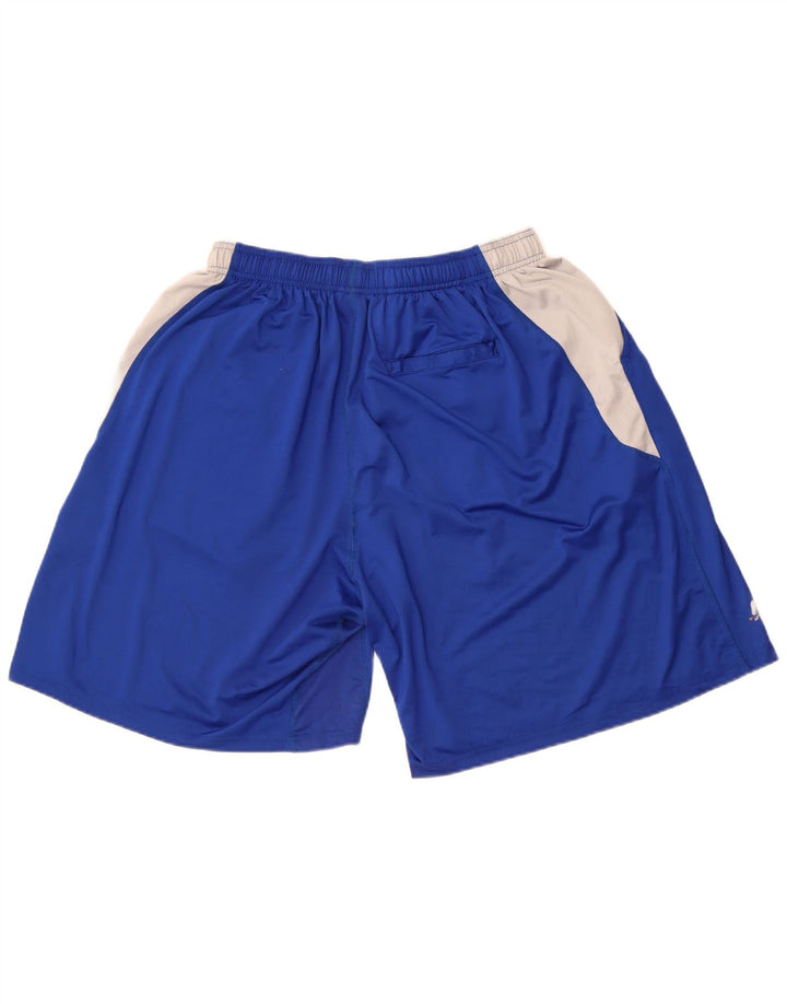 Męskie spodenki sportowe Russell Athletic 2XL Niebieski poliester z blokami kolorów