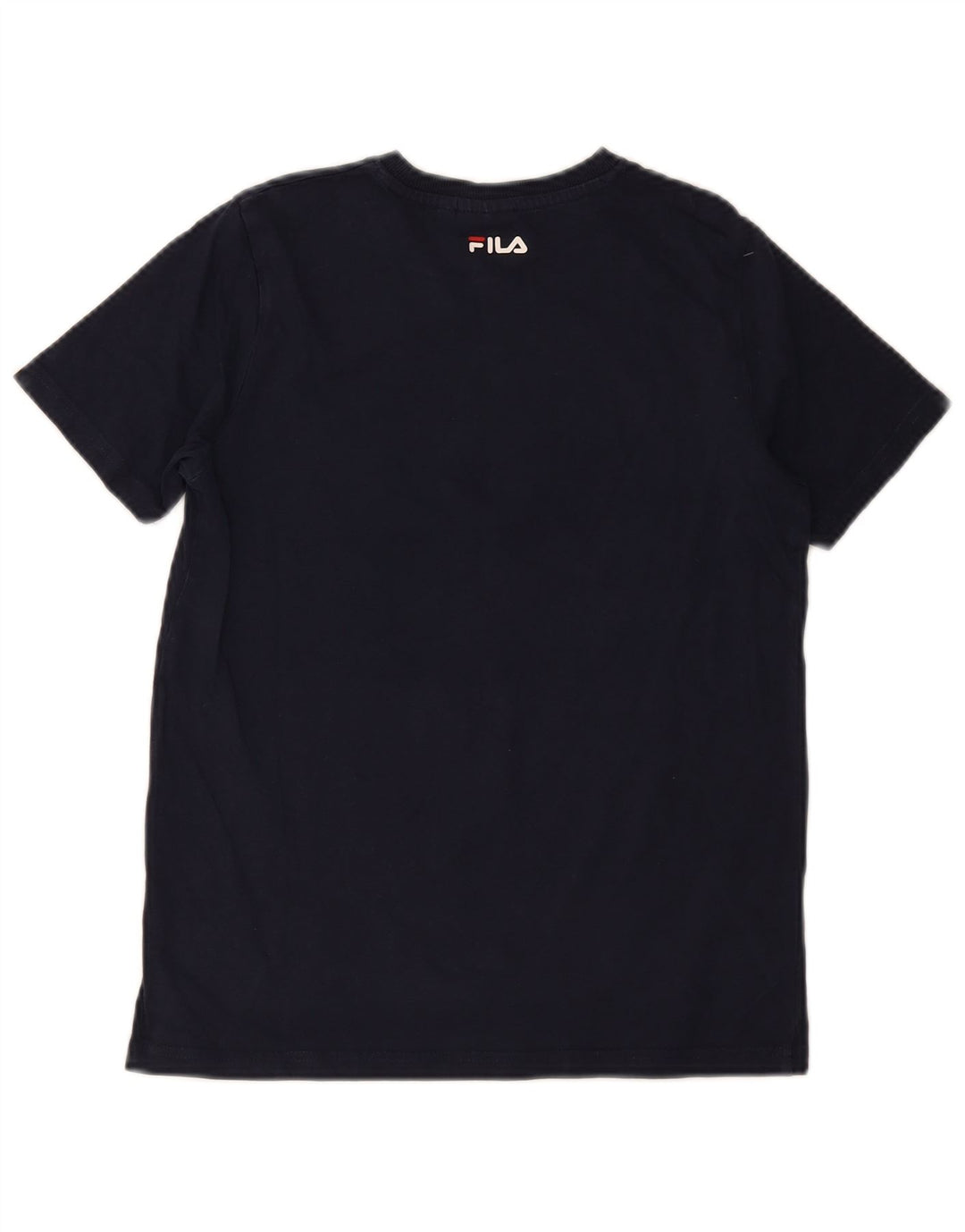 Chłopięcy T-shirt z grafiką Fila 11-12 lat, granatowy
