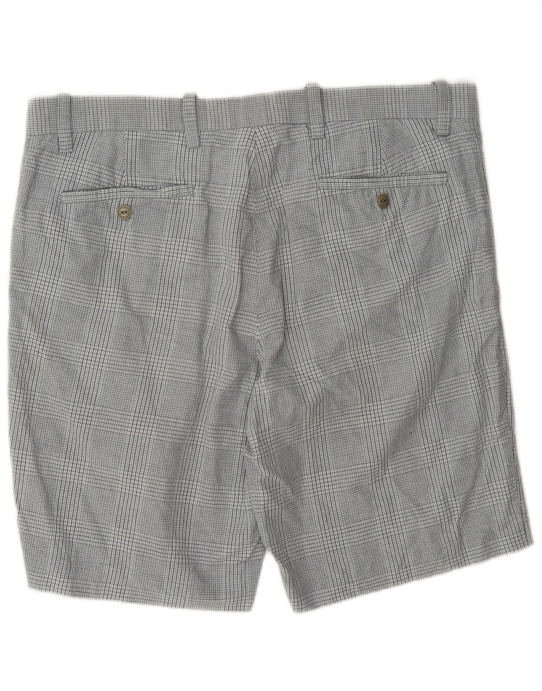 Męskie spodenki chino Dockers W38 XL, bawełniana szara krata