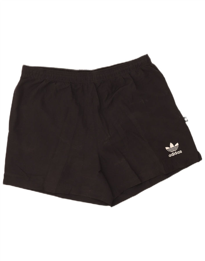 Męskie spodenki sportowe ADIDAS, duże, czarne, bawełniane