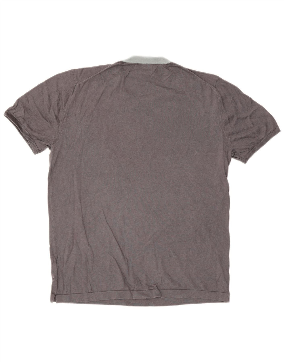 Marks & Spencer Męski T-shirt z autografem, duży, szary, bawełniany