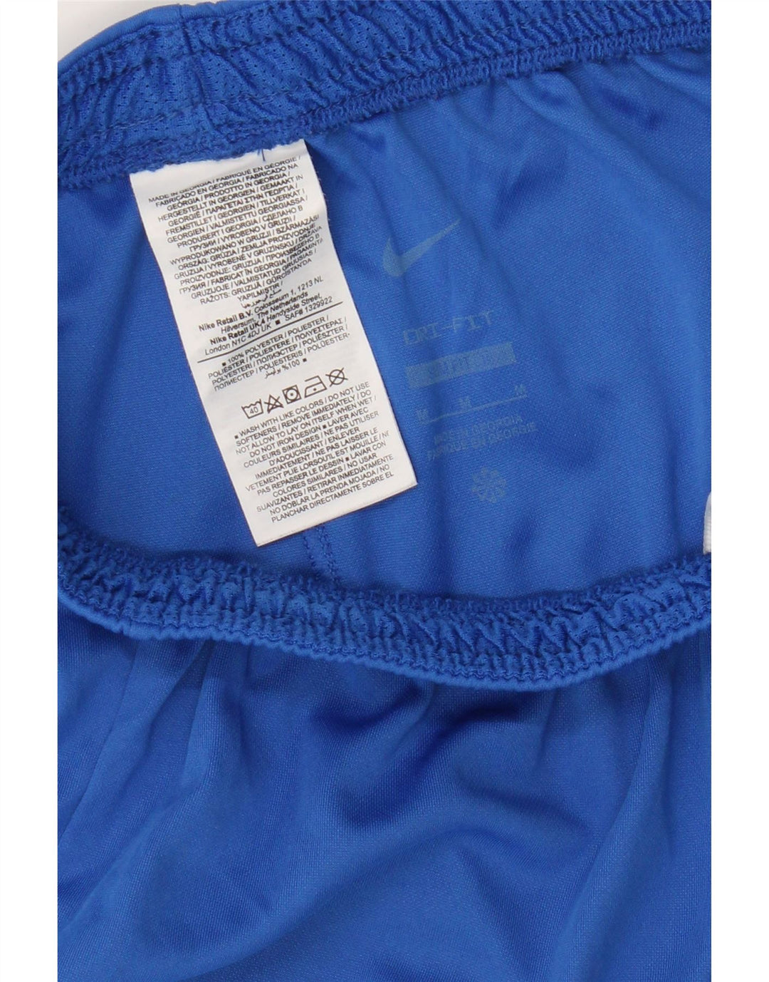 Męskie spodenki sportowe Nike Dri Fit Slim Fit, średnioniebieskie, poliestrowe