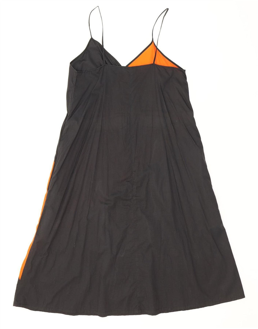 VOG Womens Slip Dress IT 42 Medium Black Colourblock Vintage VOG and Second-Hand VOG from Messina Hembry 