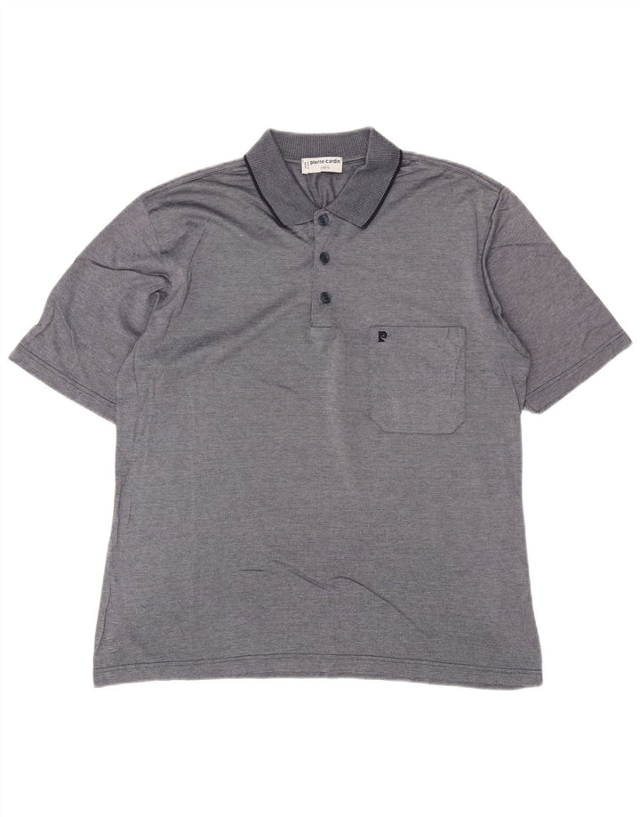 Męska koszulka polo Pierre Cardin IT 52, duża, granatowa