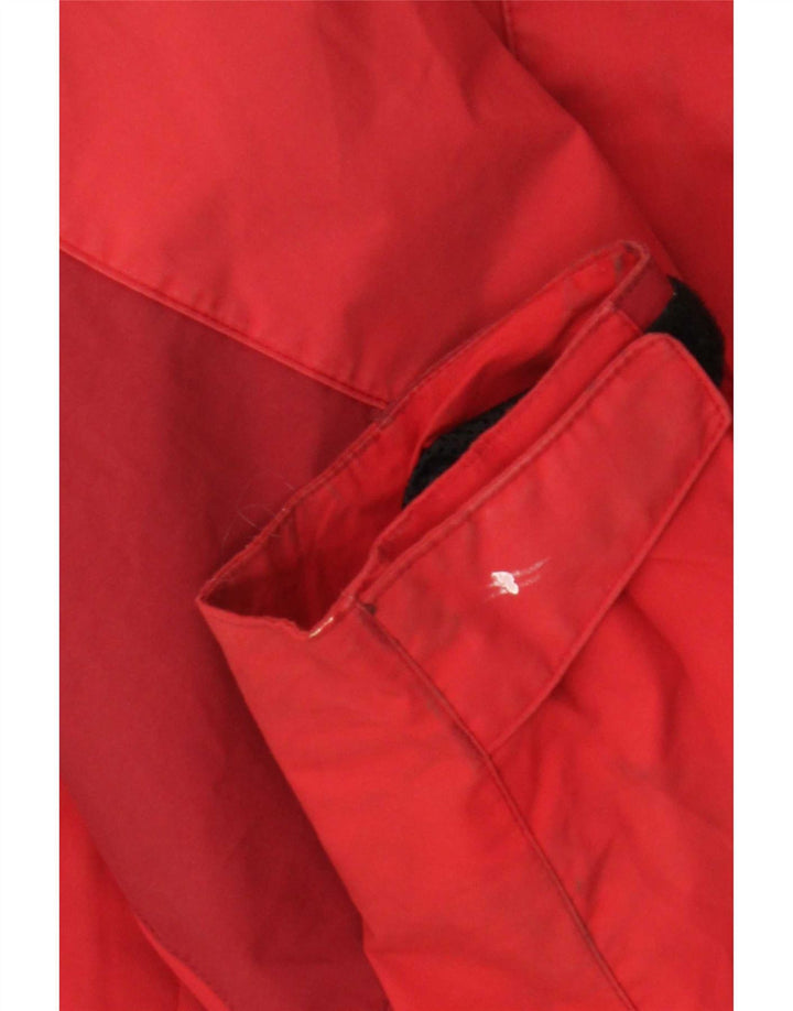 Damska kurtka przeciwdeszczowa Jack Wolfskin UK 14, duża, czerwona, poliamidowa