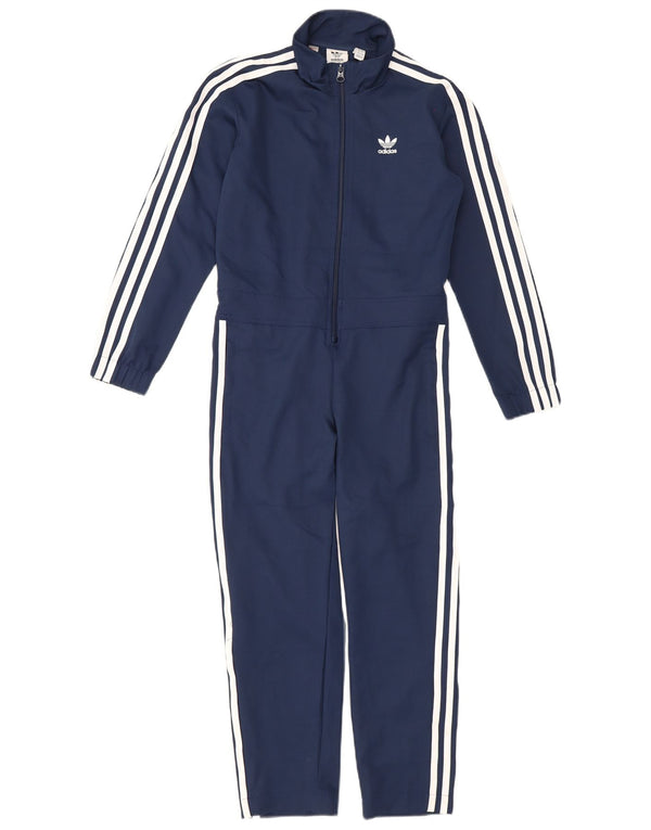 Adidas Dziewczęcy Kombinezon 9-10 Lat Granatowy Poliester Sport