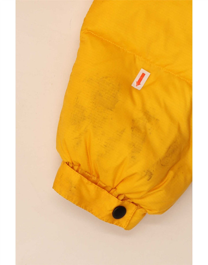Damska kurtka Superdry Crop Padded Jacket UK 16, duży, żółty nylon w bloki kolorów