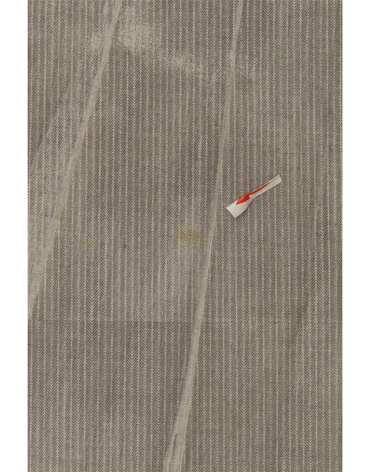 Damska plisowana mini spódniczka Trussardi IT 42 Medium W28 Szara jodełka