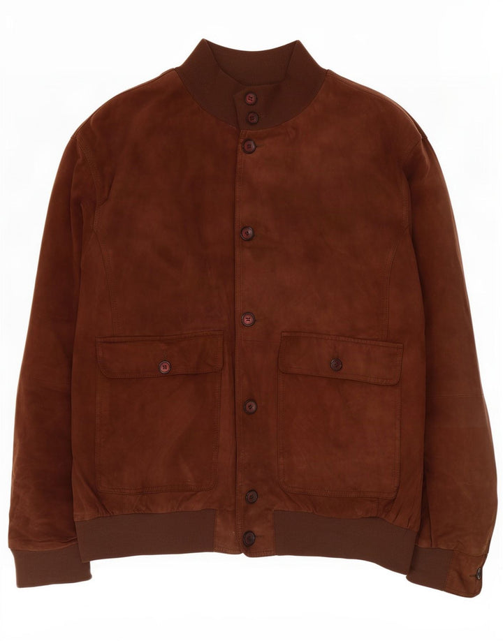 Męska zamszowa kurtka bomberka Gimo's UK 40 Large Brown