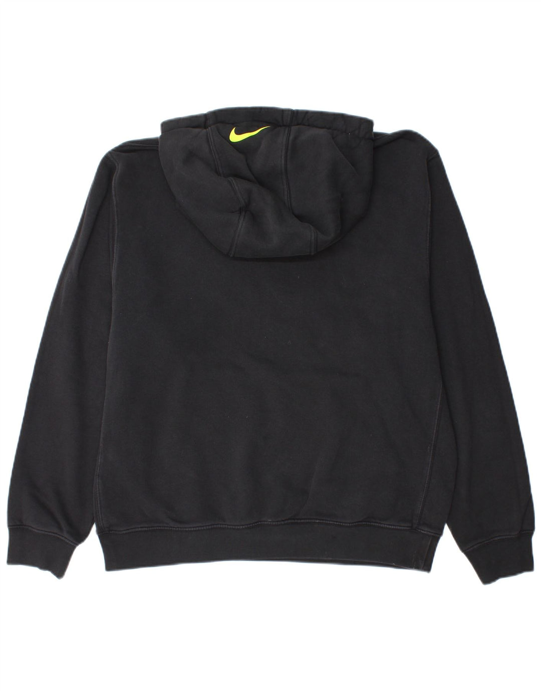 Męski sweter z kapturem NIKE z grafiką, średniej wielkości, czarny, bawełniany