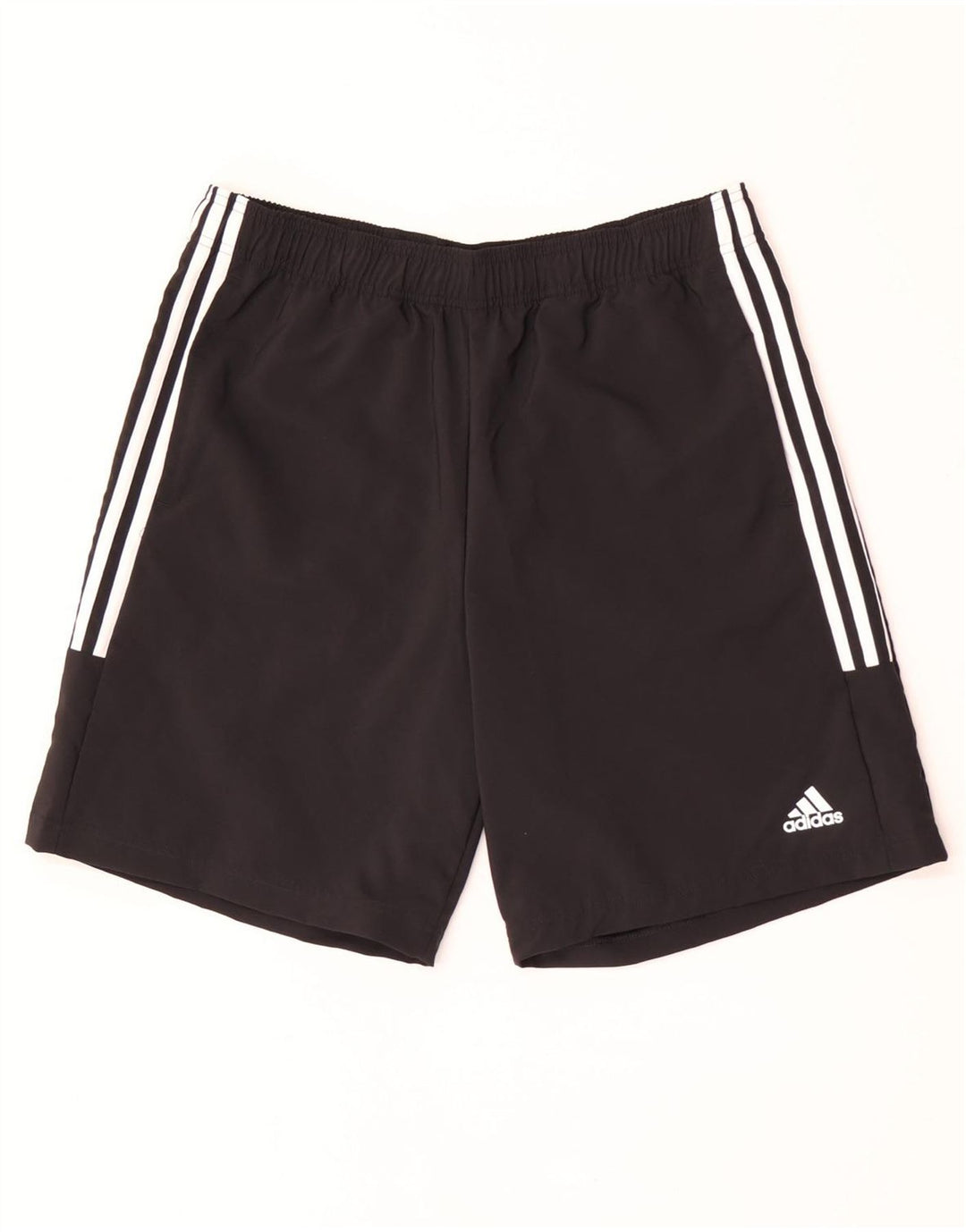 Męskie spodenki sportowe Adidas, duże, czarne, poliestrowe