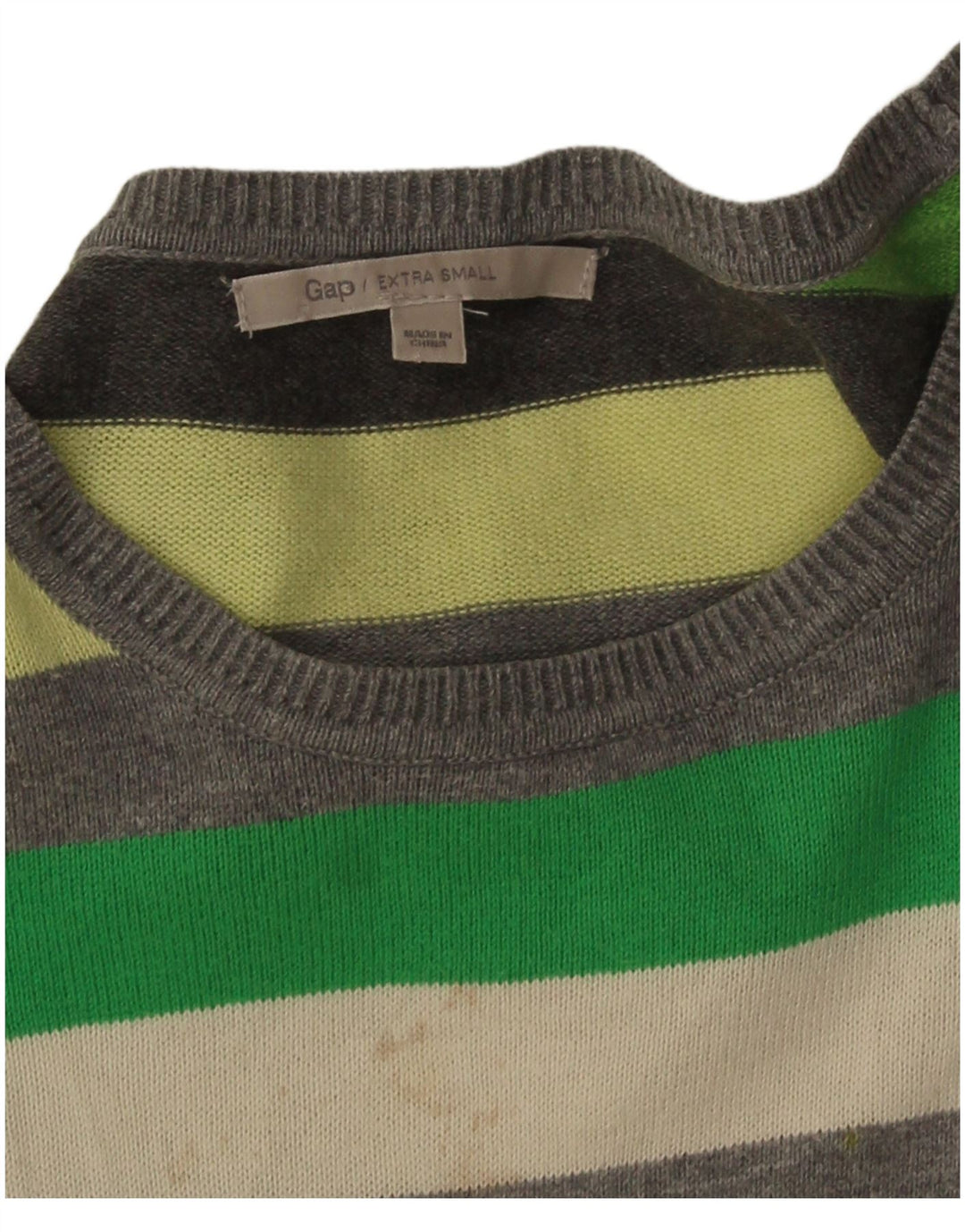 Męski sweter Gap z okrągłym dekoltem XS, wielokolorowe paski