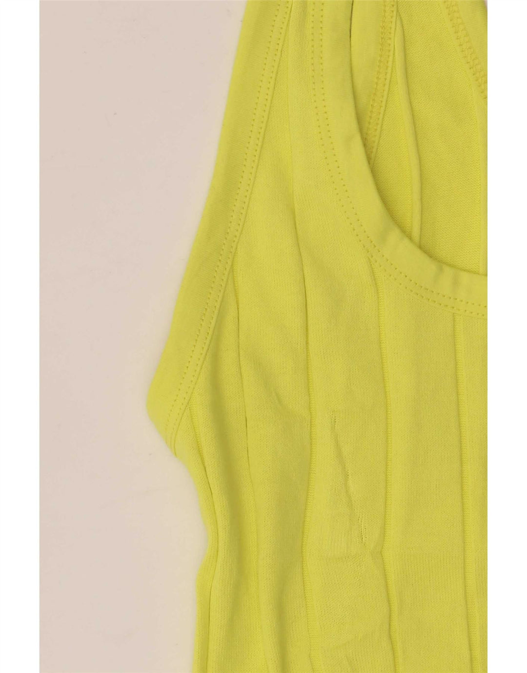 Damska kamizelka Massimo Dutti Top UK 8 Small, żółta bawełna