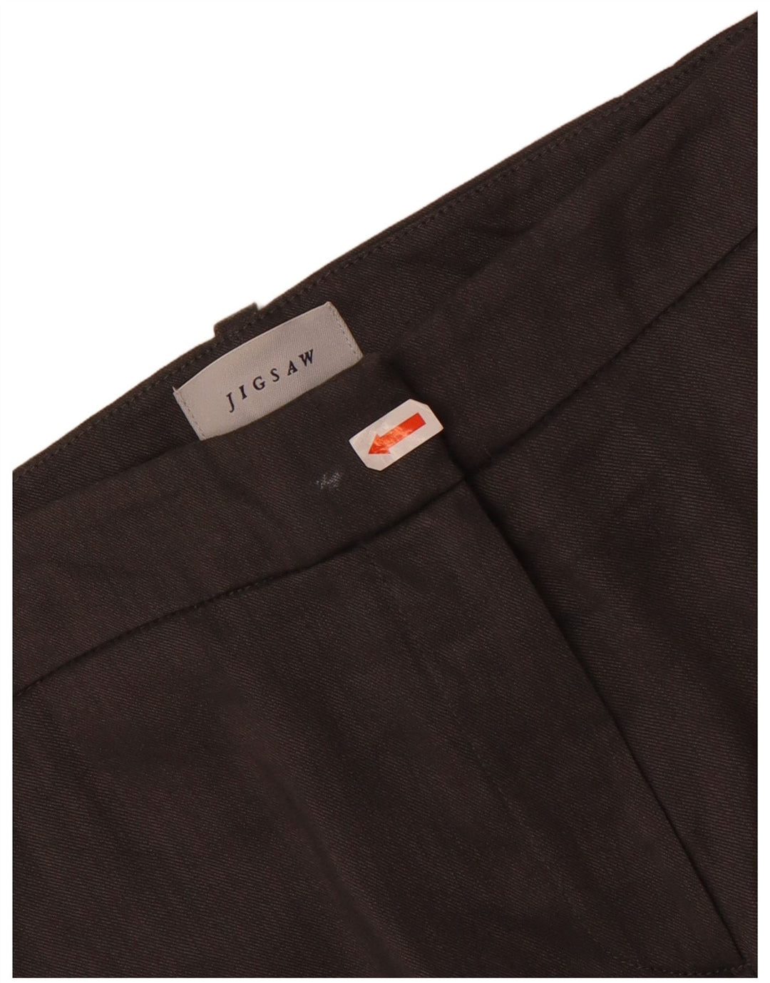 Damskie spodnie chino Jigsaw UK 12 Medium W32 L28 Szare lniane