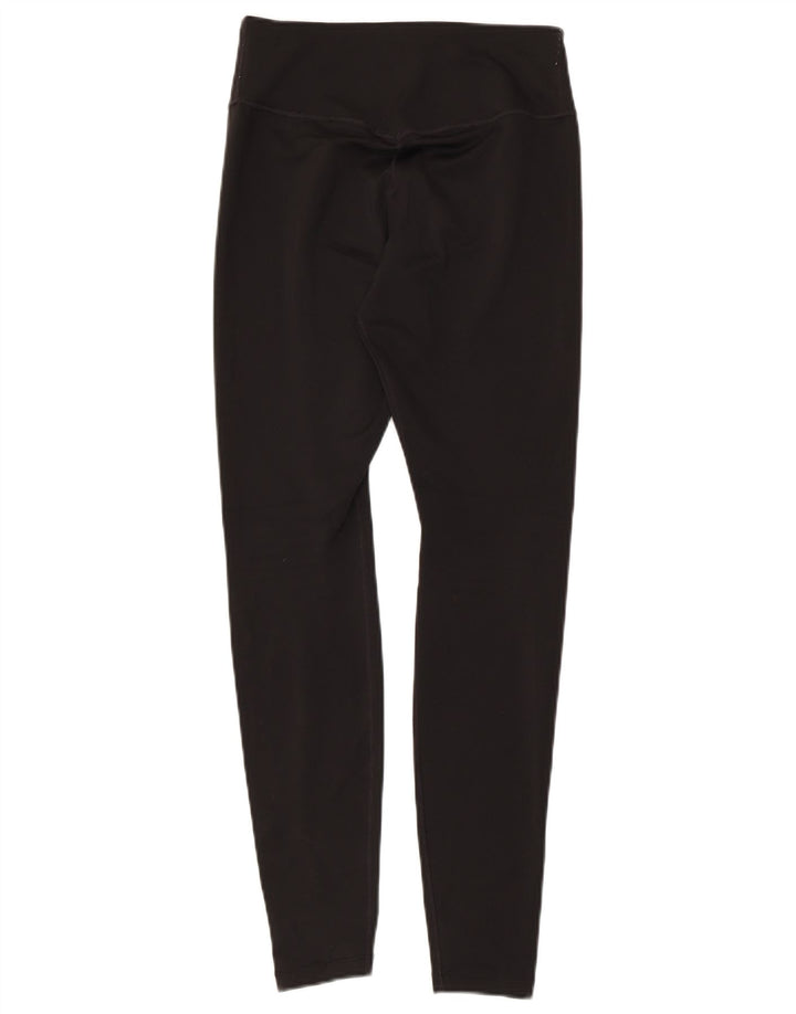 Damskie legginsy NIKE Dri Fit UK 10, małe, czarne, poliestrowe