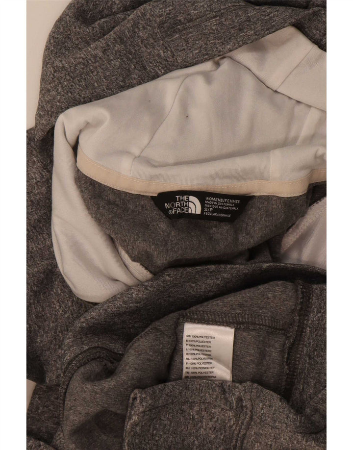Damski sweter z kapturem The North Face, UK 10, mały, szary, poliestrowy