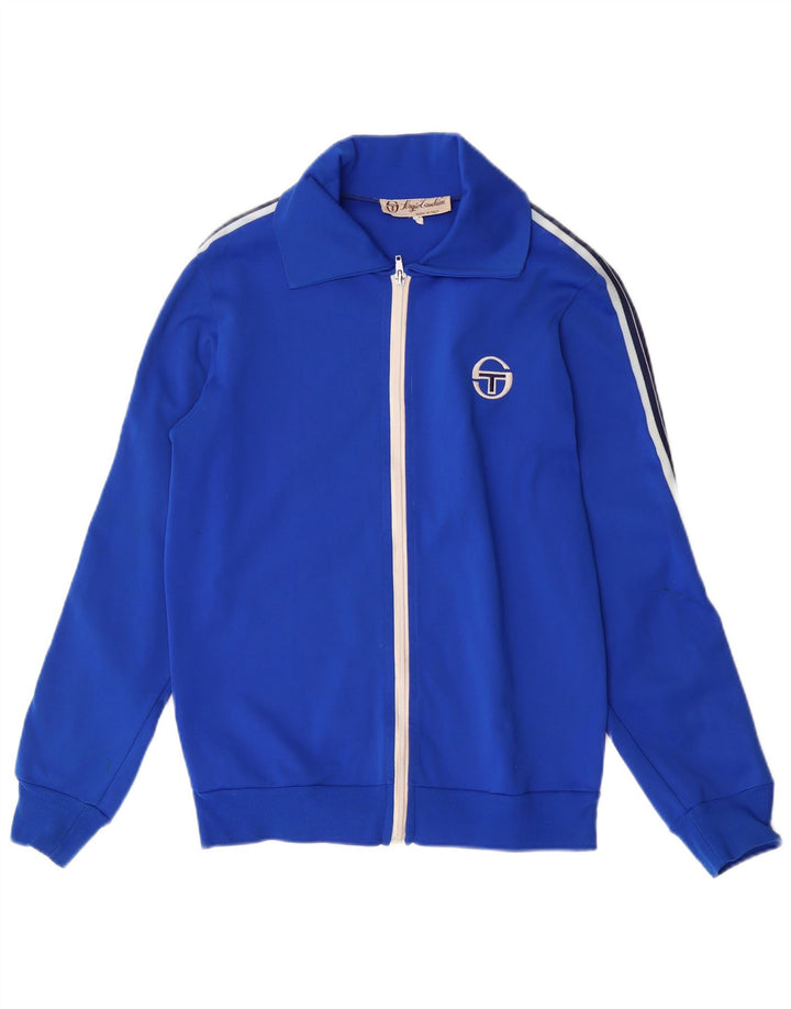 SERGIO TACCHINI Męska kurtka dresowa w stylu vintage IT 46 Small Blue 80s