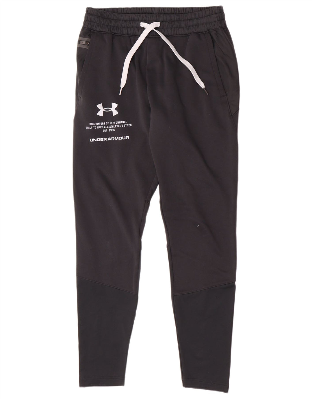 Męskie spodnie dresowe Under Armour Cold Gear Graphic, średnio czarne