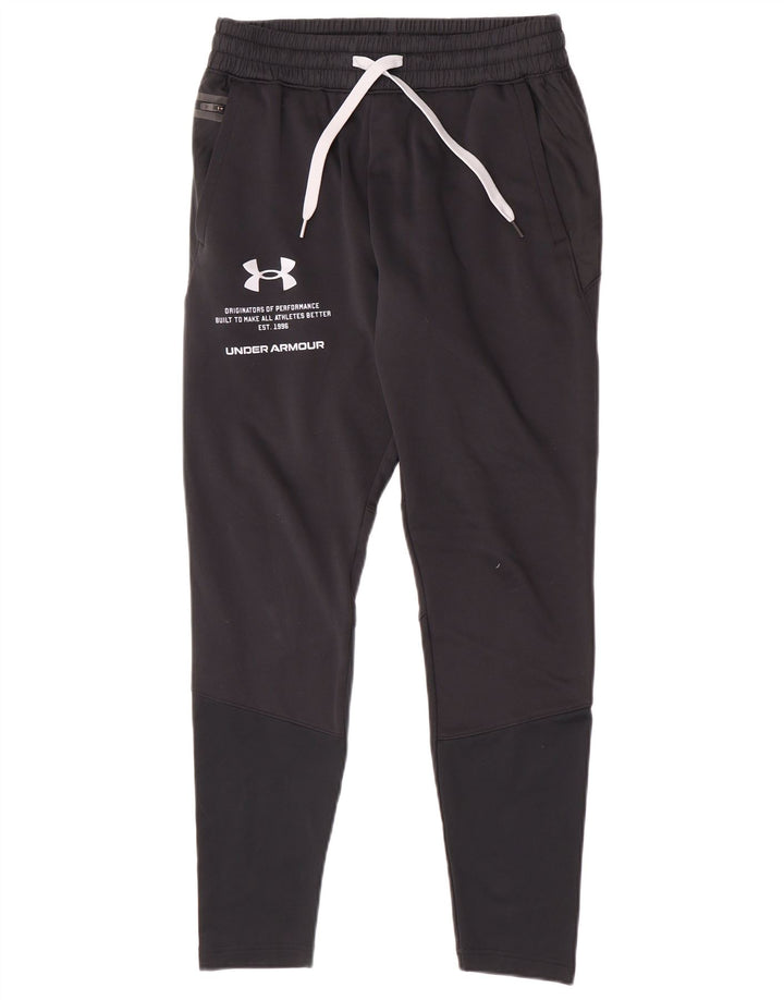 Męskie spodnie dresowe Under Armour Cold Gear Graphic, średnio czarne