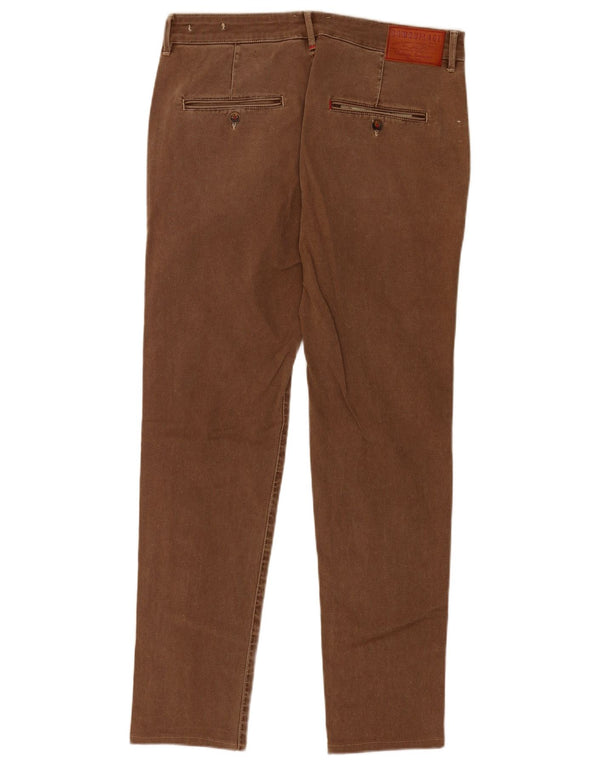 Męskie spodnie chino w kamuflażu AR i J IT 48 Medium W34 L31 Brown