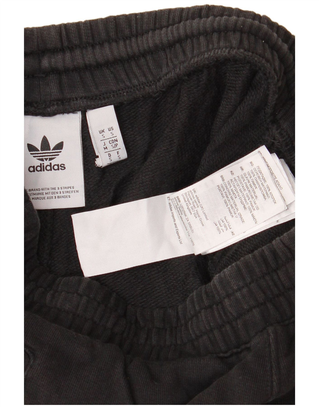 Męskie spodenki sportowe Adidas, małe, czarne, bawełniane