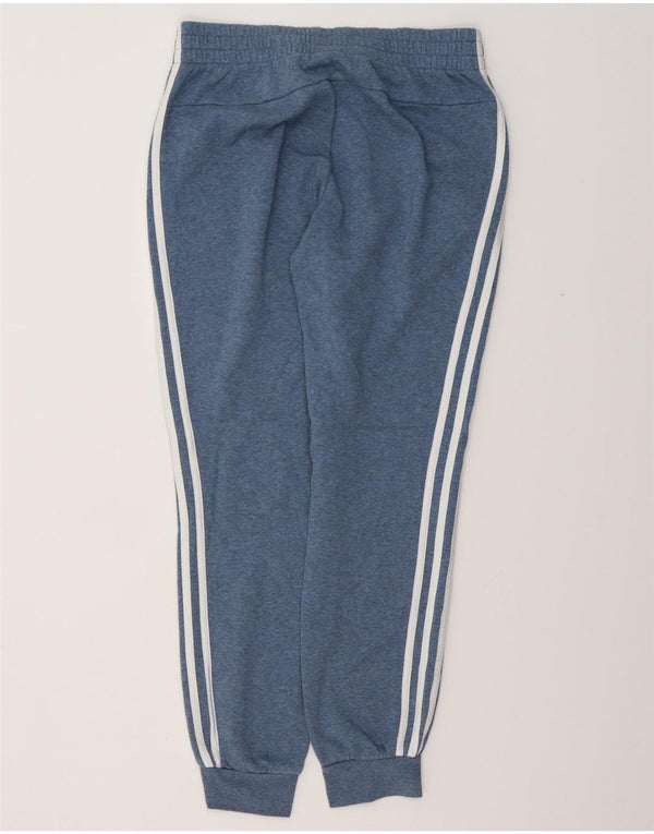 Damskie spodnie dresowe ADIDAS Joggers UK 12/14 Średni niebieski, bawełniany