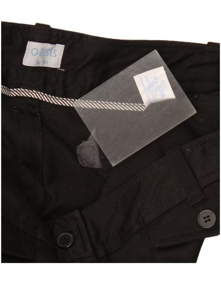 Damskie szorty Oasis UK 12 Medium W34, czarna bawełna