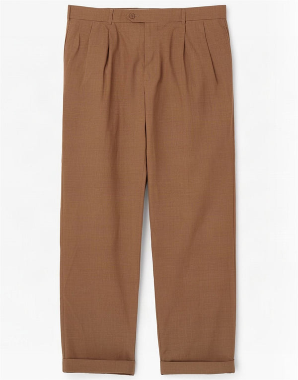 Brooks Brothers Męskie Madison Pegged Garnitur W38 L33 Beżowa wełna