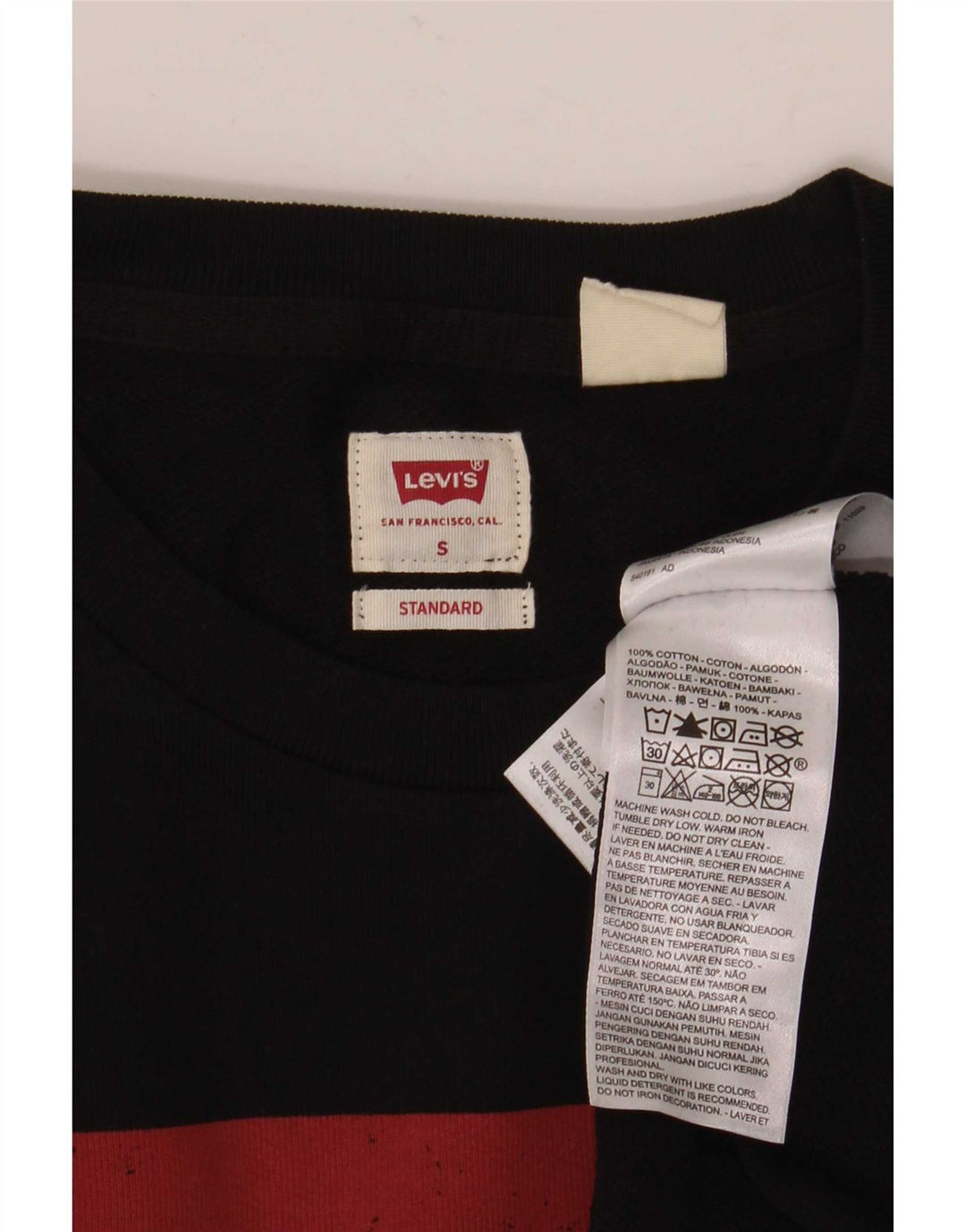 Męska bluza Levi's Standard Graphic, mała czarna