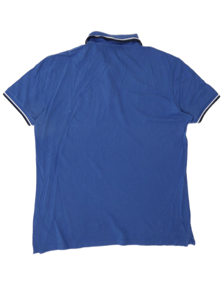 Męska koszulka polo Diadora 3XL, niebieska, bawełniana