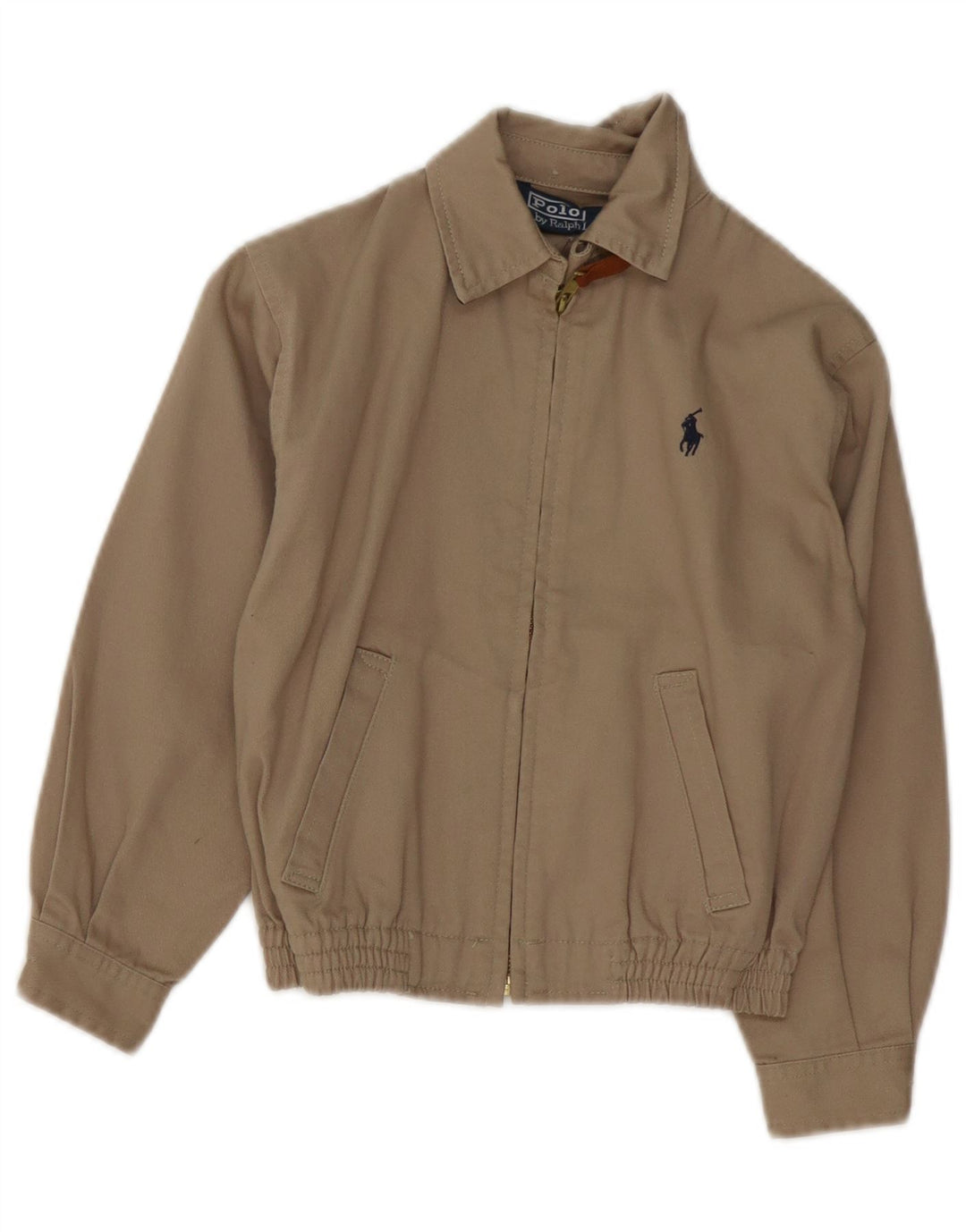 Kurtka bomberka chłopięca Polo Ralph Lauren 8-9 lat, beżowa, bawełniana