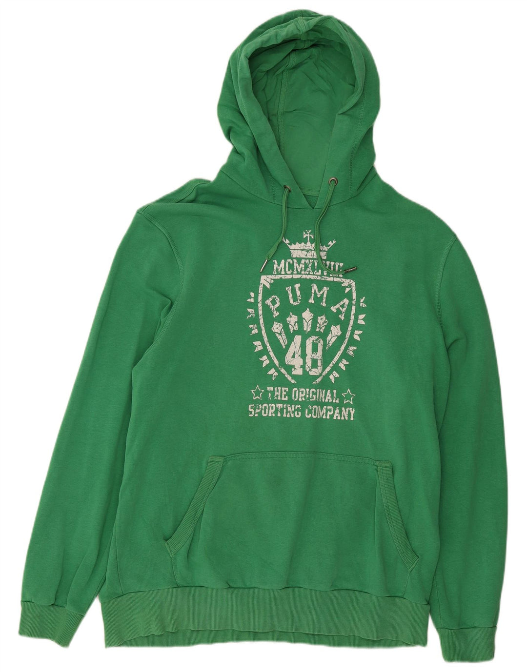 Męski sweter z kapturem Puma Graphic 2XL w kolorze zielonym
