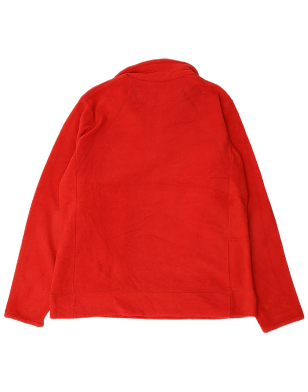 Damski sweter polarowy Champion z zamkiem błyskawicznym UK 18 XL, czerwony poliester