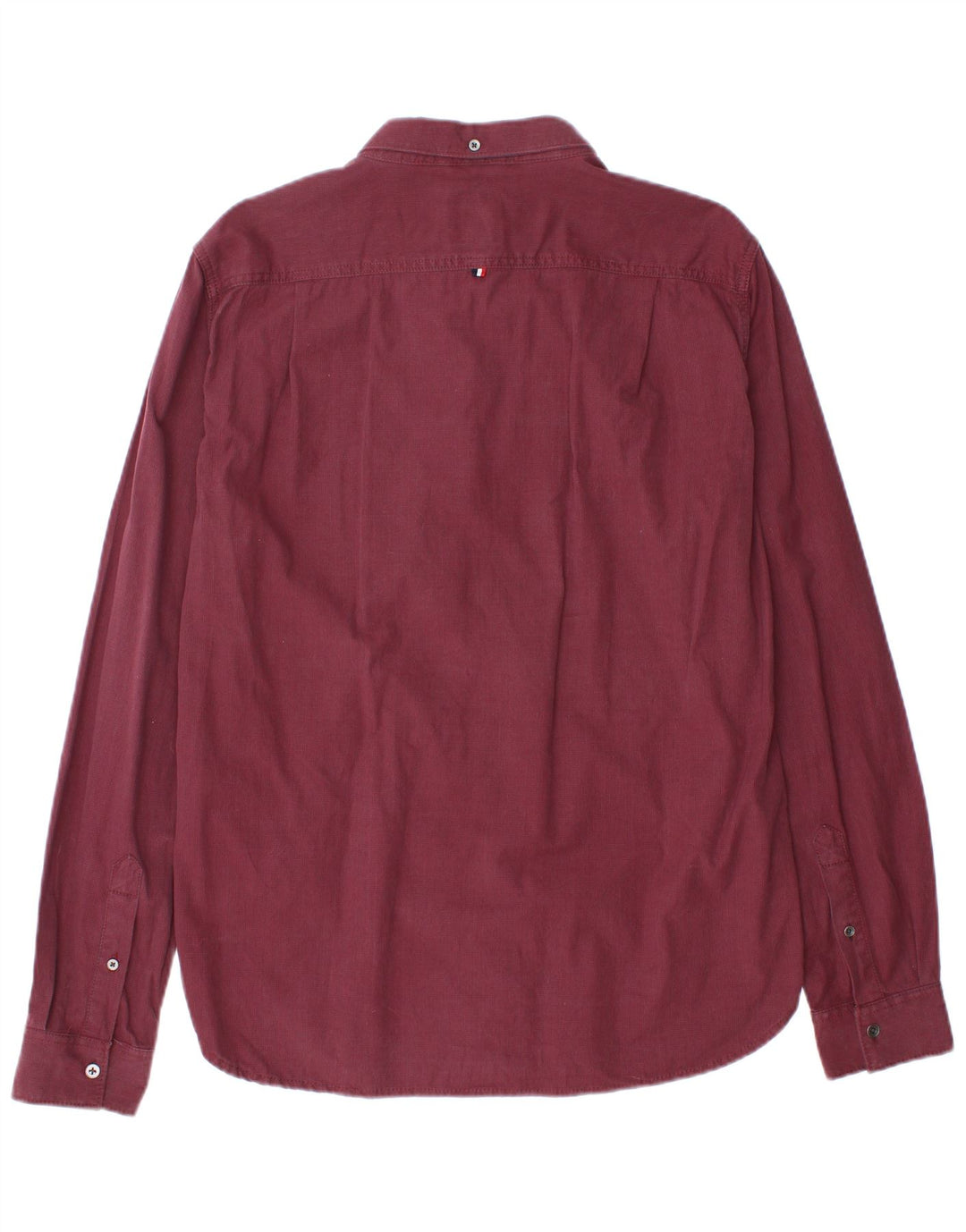 Męska koszula Superdry Extra Slim Fit XL, bordowa, bawełniana