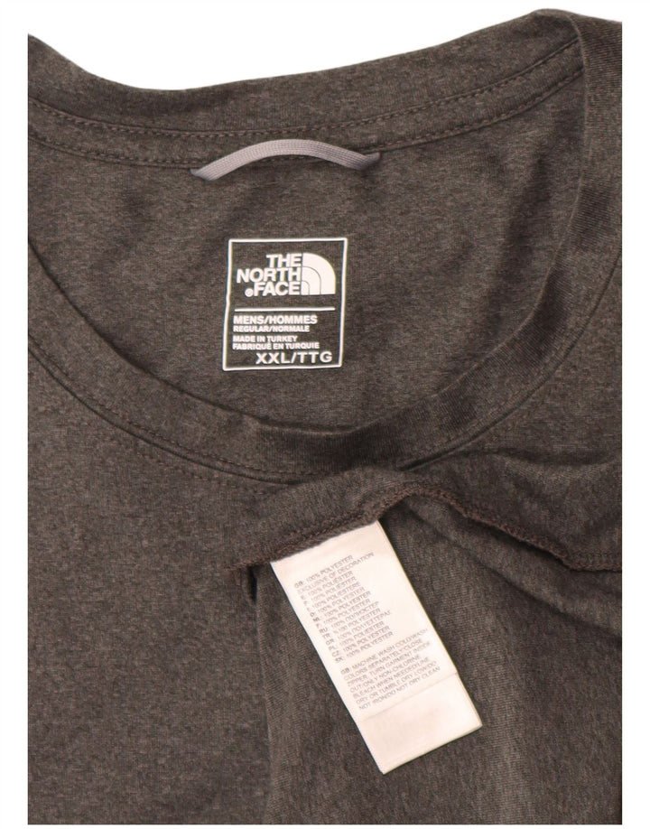 T-shirt męski The North Face Top 2XL, szary, poliester