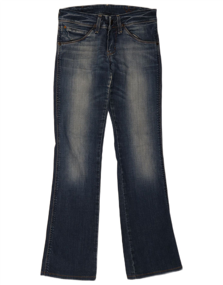 Damskie jeansy WRANGLER Iris Bootcut W28 L34 Niebieskie, bawełniane