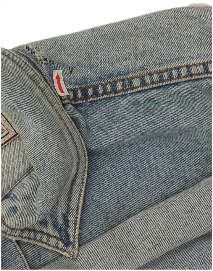 Damska kurtka dżinsowa ONYX, UK 14, średnia niebieska, bawełniana