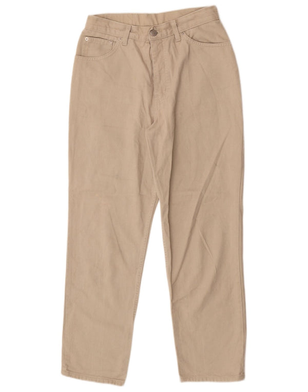 Marks & Spencer Damskie jeansy z wysokim stanem UK 12 Medium W30 L27 Beżowe