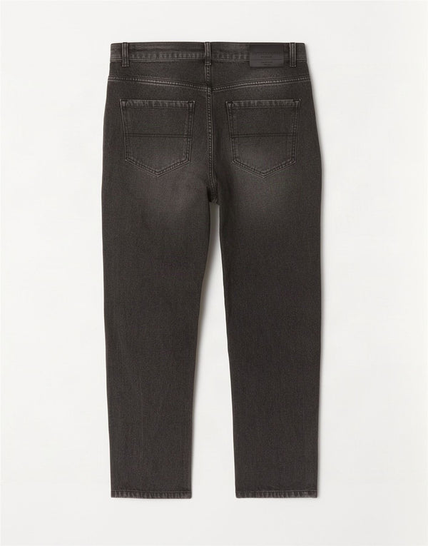 Pierre Cardin Mens Regular Fit Straight Jeans W34 L31 Grey Cotton