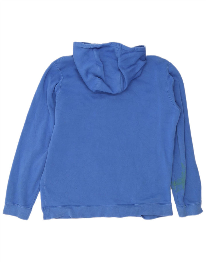 Męski sweter z kapturem Nike, duży, niebieski, bawełniany