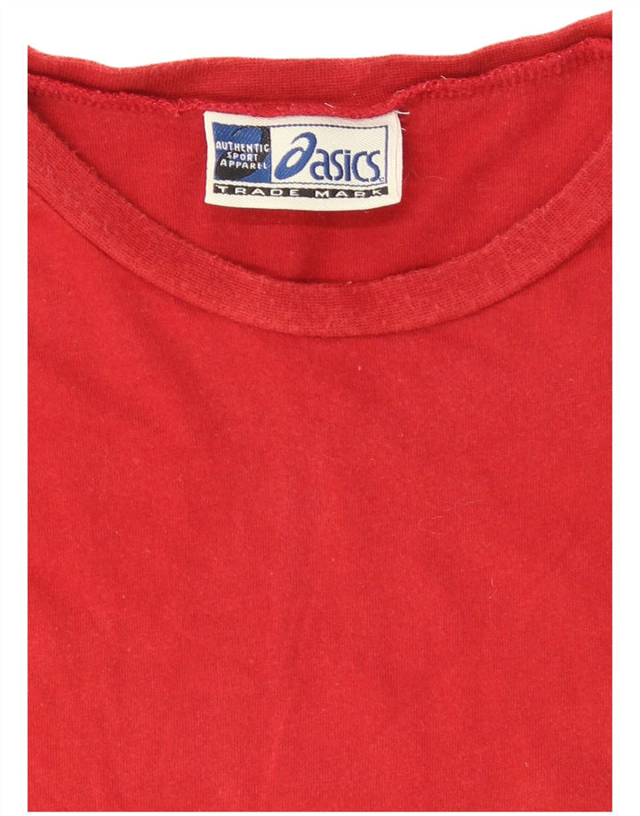 Męski T-shirt Asics z grafiką, duży, pomarańczowy blok kolorów