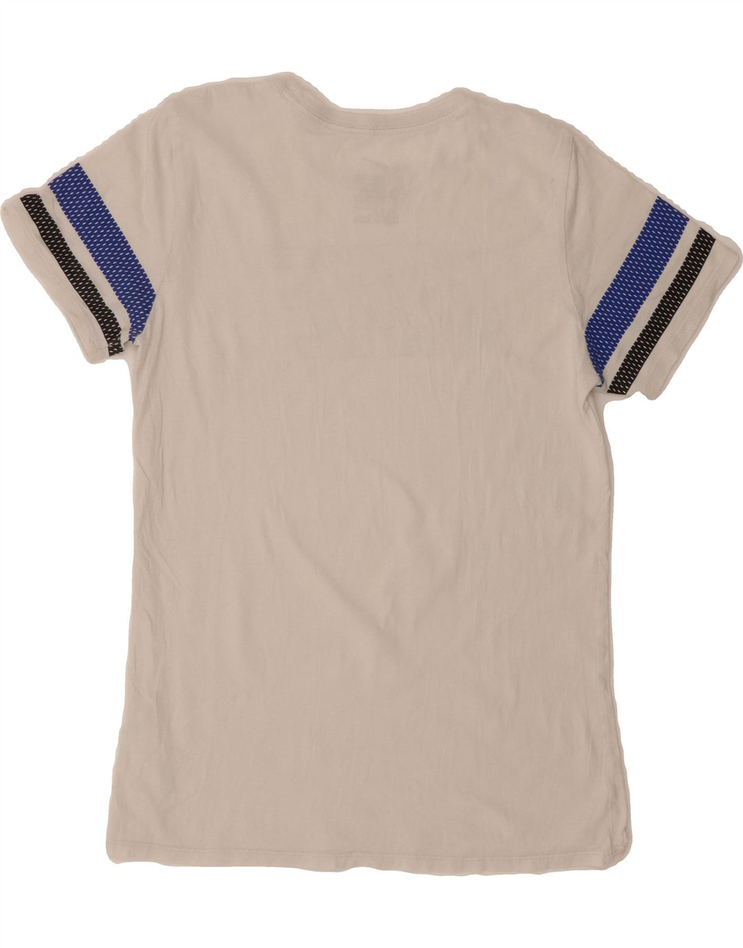 NIKE Womens Graphic T-Shirt Top UK 12 Medium Off White Cotton Vintage Nike and Second-Hand Nike from Messina Hembry 