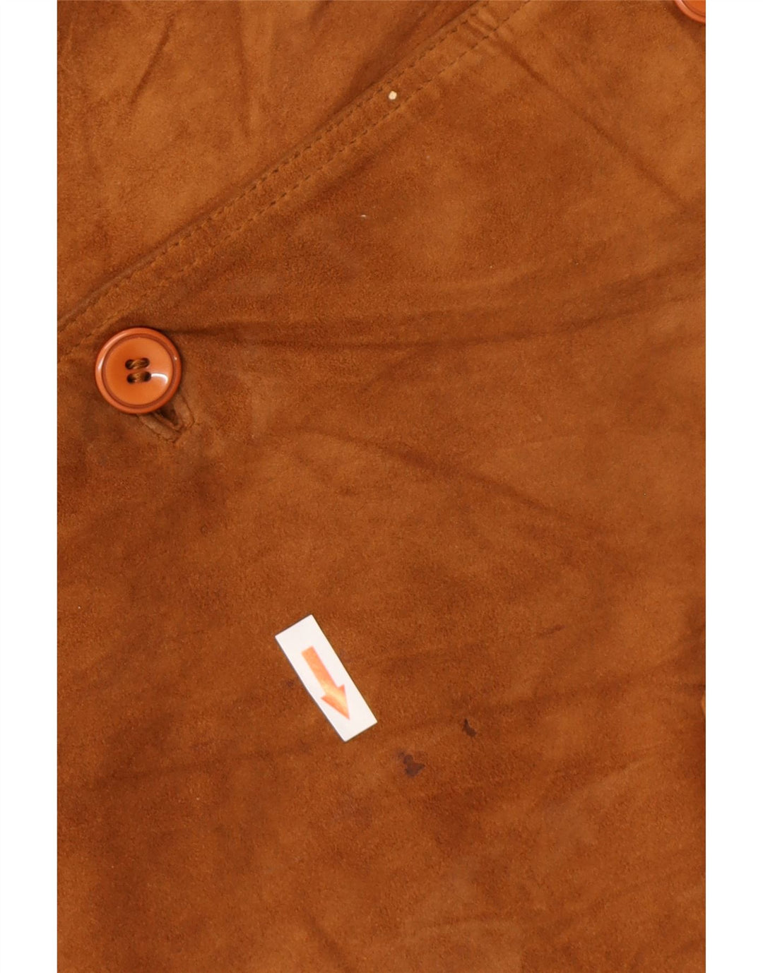 Męska zamszowa kurtka bomber w stylu vintage IT 56 3XL Brązowy zamsz