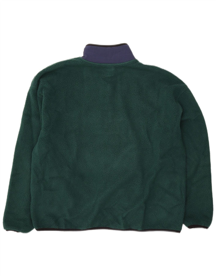 Damski sweter oversize z polaru Levi's UK 14, średni zielony, blok kolorów