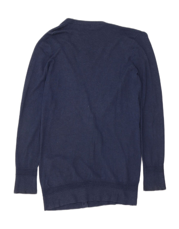 Damski sweter oversize Topshop o przedłużonym fasonie, UK 10, mały, granatowy