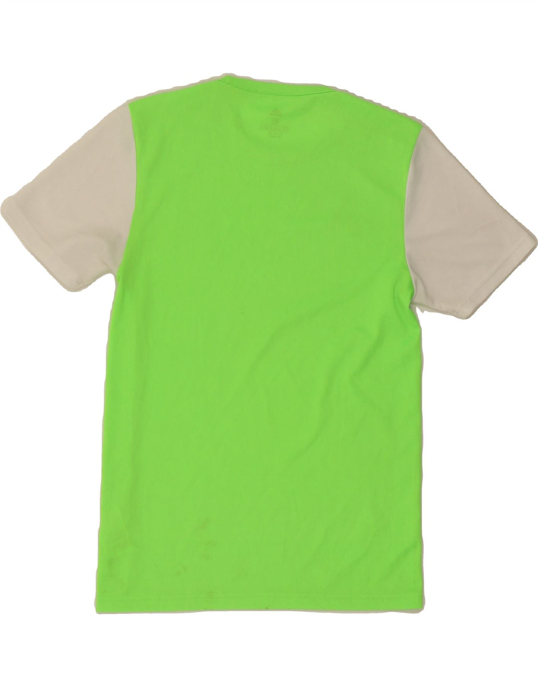 ADIDAS Mens Climalite T-Shirt Top XS Green Colourblock Polyester Vintage Adidas and Second-Hand Adidas from Messina Hembry 