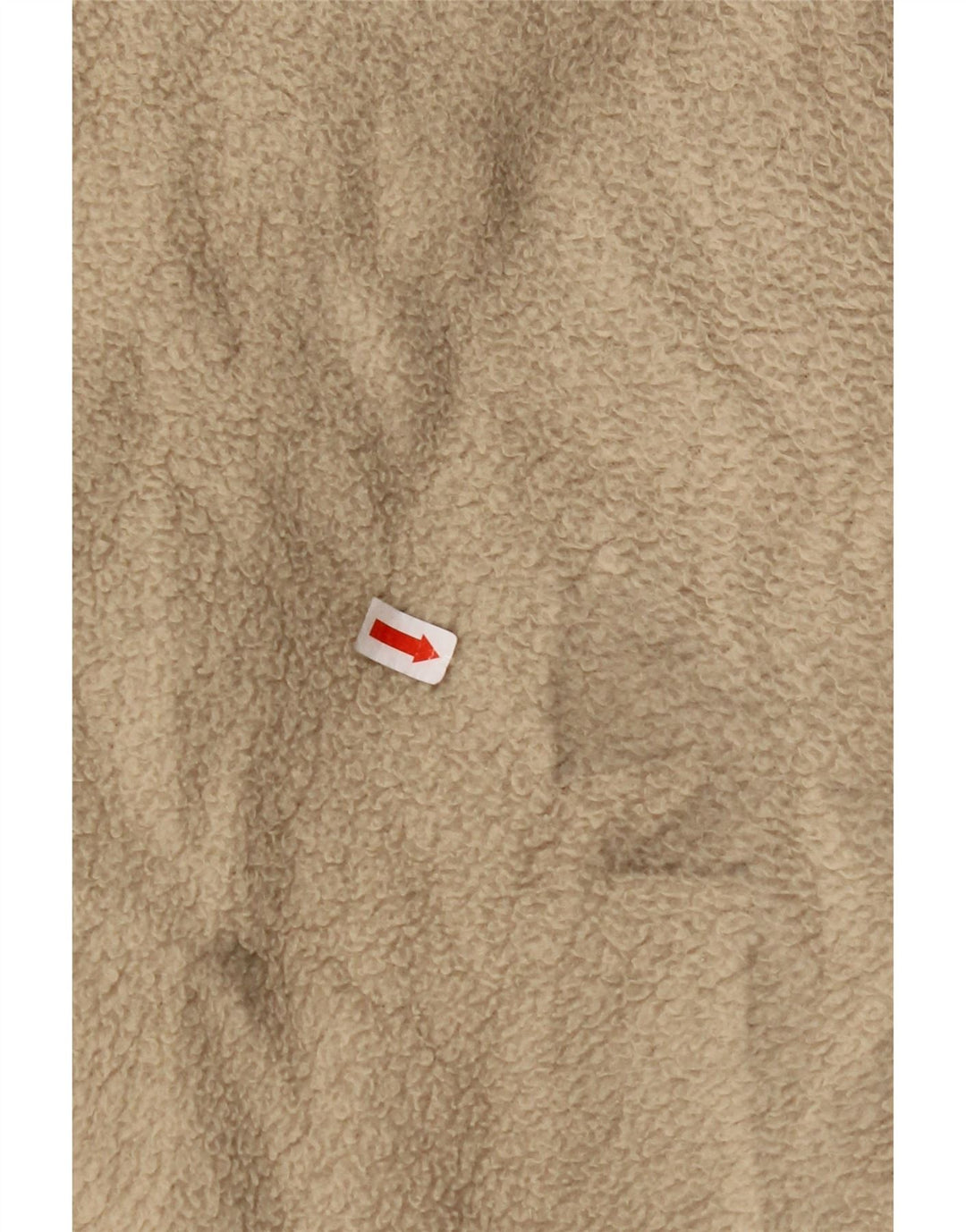 Męska kurtka polarowa FILA UK 36, mały beżowy poliester z blokami kolorów