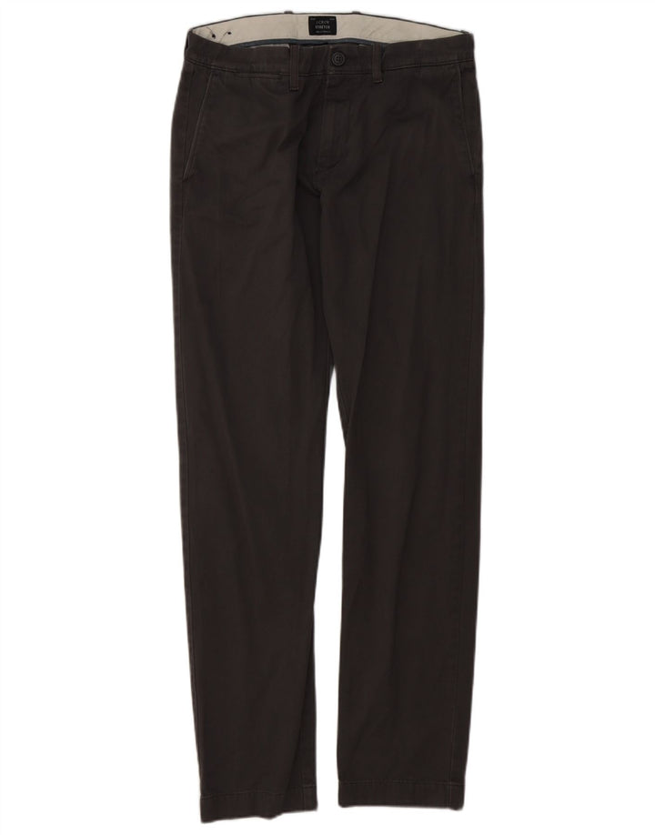 Spodnie męskie J. CREW Slim Chino W30 L32 Szara bawełna
