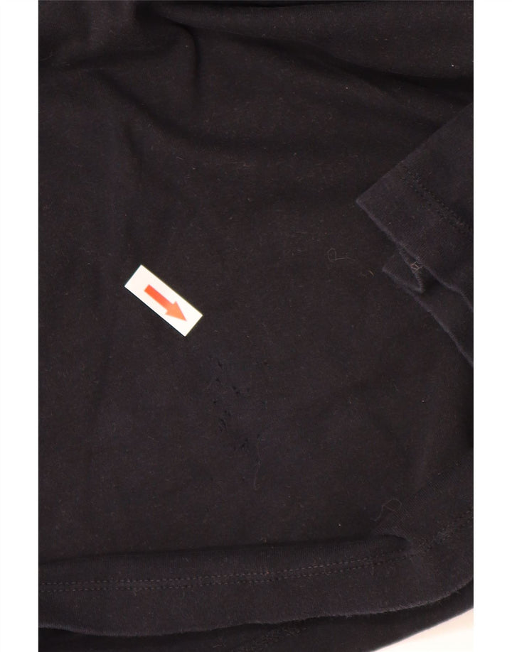 Top damski GAS z długim rękawem, UK 18 XL, czarny, bawełniany