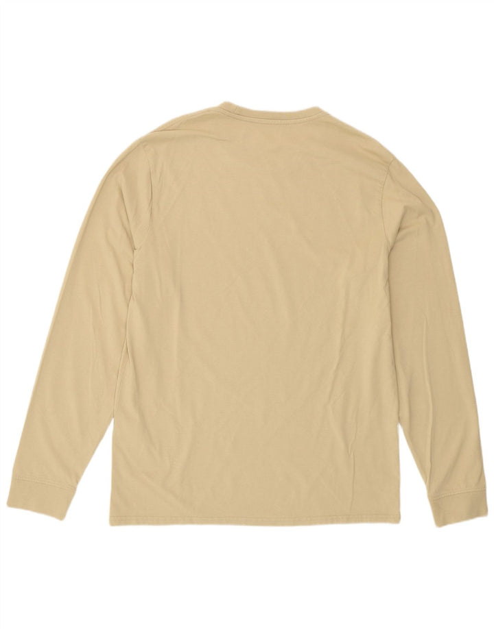 Męski standardowy top Levi's z długim rękawem, średnio beżowy, bawełniany